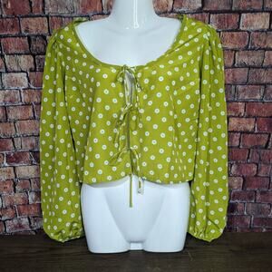 Levi's Women's Embry Tie Blouse Size M